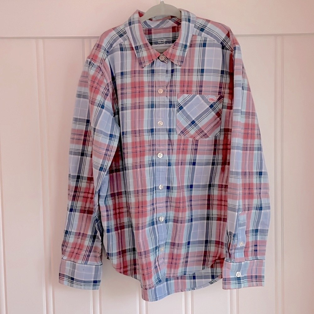 Vineyard Vines Boys Plaid Shirt